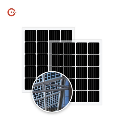 Painel 100W solar transparente bifacial feito sob encomenda do módulo do agregado familiar BIPV mini
