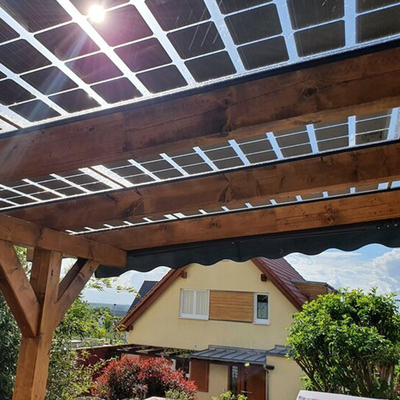 Da eficiência elevada feita sob encomenda das células solares da categoria do módulo A de Rixin Sunroom fotovoltaico transparente BIPV