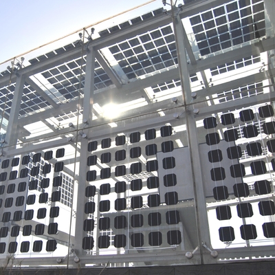 Painel solar bifacial dos módulos de vidro dobro Monocrystalline do picovolt para a construção comercial