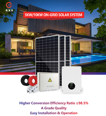 Sistema residencial do painel de energias solares do poder superior da eficiência elevada