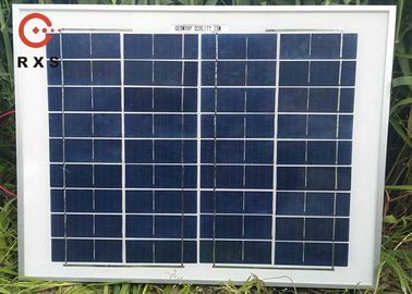 painéis 15W solares feitos sob encomenda policristalinos com vidro moderado baixo ferro de 3.2mm