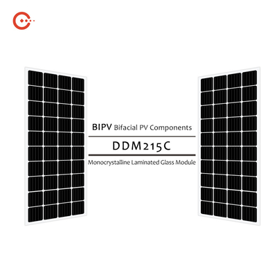 PREC Safety BIPV Solar Module Bifacial Monocrystalline PV Panel For Home Roof