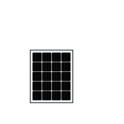qualidade  Household BIPV Module Mini 100W Custom Bifacial Transparent Solar Panel fábrica