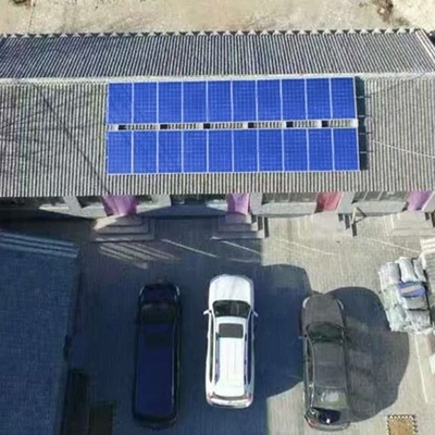 Casa bifacial solar telhado concreto e liso de Off-gridFor do sistema de energia de painel solar do prédio da escola