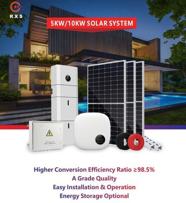 Liga anodizada de Alaminum fora do sistema solar 5kw da grade para a casa