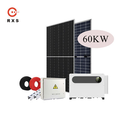 Armazenamento de energia solar completo no sistema solar híbrido 60KW 100KW 1MW da grade