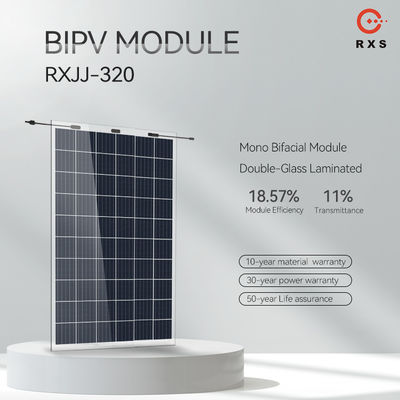 Painéis solares BIPV personalizáveis ​​Classe A Mono célula solar 200 watts 320 W